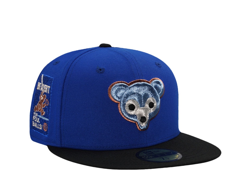 New Era Chicago Cubs Be Alert Blue Two Tone Throwback Edition 59Fifty Fitted Gorra