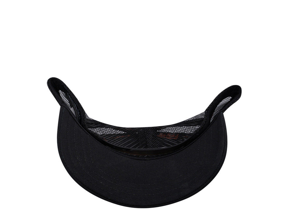 Von Dutch Oval Patch All Black Kids Edition Trucker Snapback Gorra
