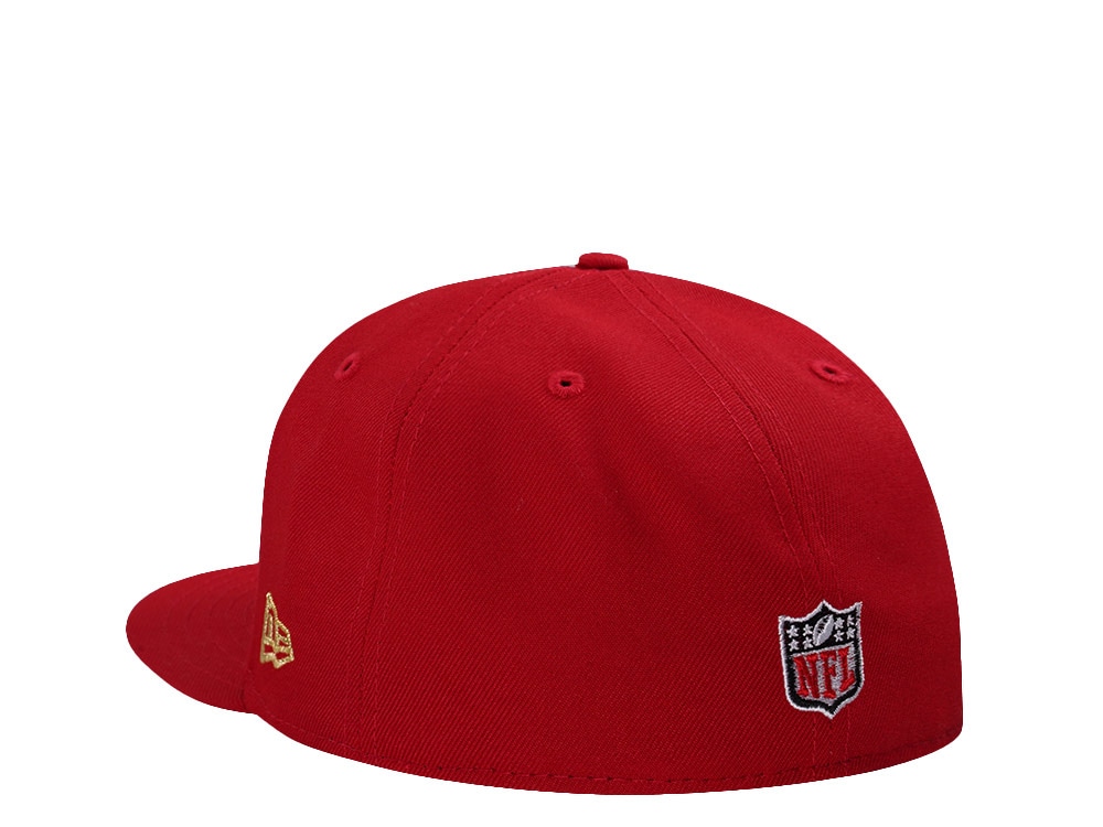 New Era San Francisco 49ers 60th Anniversary Scarlet Prime Edition 59Fifty Fitted Gorra