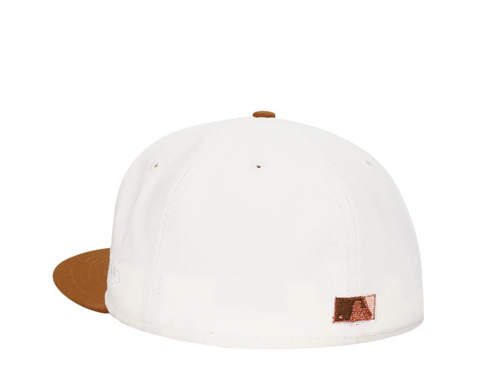 New Era Florida Marlins World Series 2003 Cream Peach Copper Two Tone Edition 59Fifty Fitted Gorra