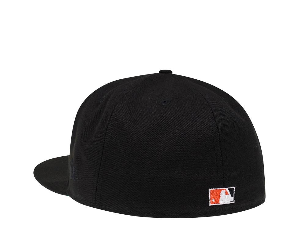 New Era San Francisco Giants 60th Anniversary Black Throwback Edition 59Fifty Fitted Gorra