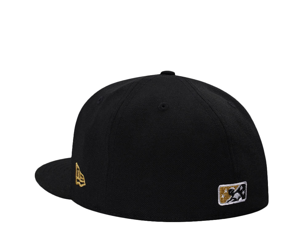 New Era Beaumont Golden Gators Black Wool Prime Edition  59Fifty Fitted Gorra