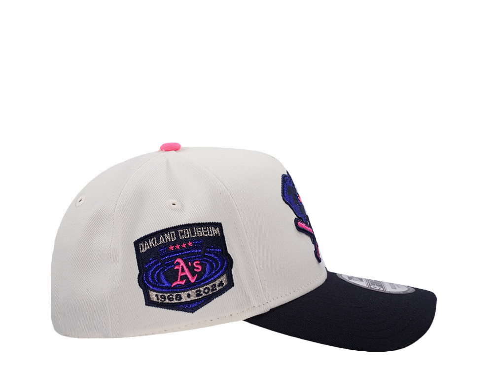 New Era Oakland Athletics Oakland Coliseum Chrome Two Tone Edition 9Forty A Frame Snapback Gorra
