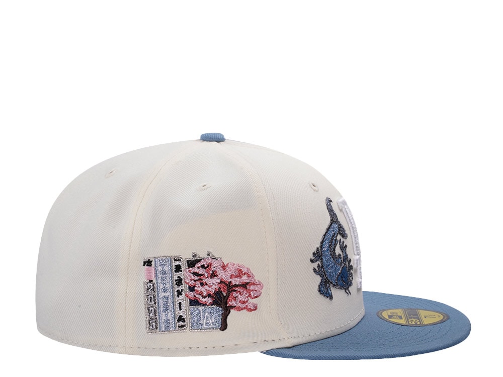New Era Los Angeles Dodgers Tokyo Series 2025 Chrome Two Tone Edition 59Fifty Fitted Gorra