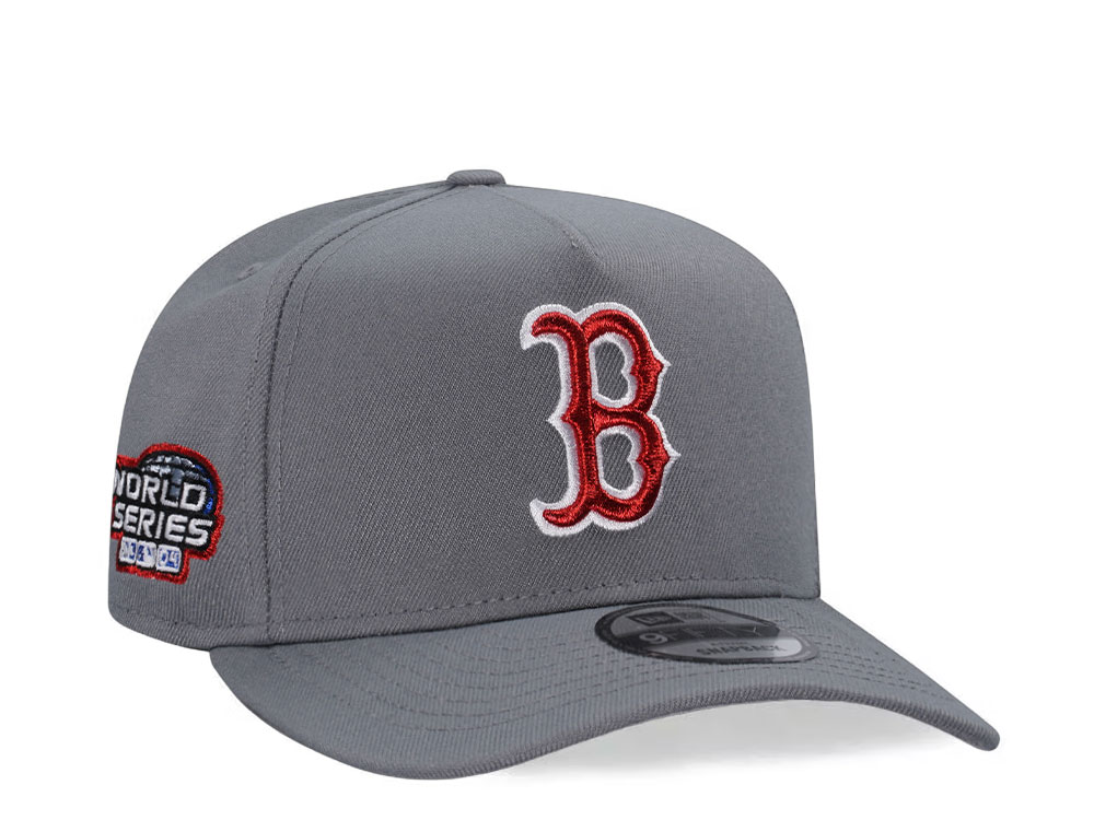 New Era Boston Red Sox World Series 2004 Gray Metallic Edition 9Fifty A Frame Snapback Gorra