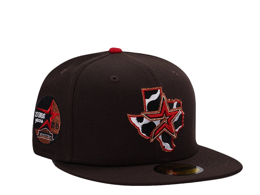 New Era Houston Astros 35th Anniversary Burnt Wood Edition 59Fifty Fitted Gorra