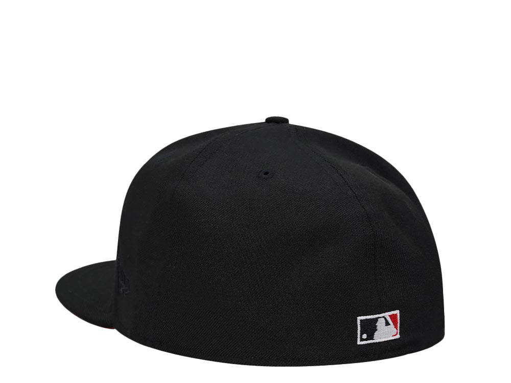 New Era Cincinnati Reds Black and Red Edition 59Fifty Fitted Gorra