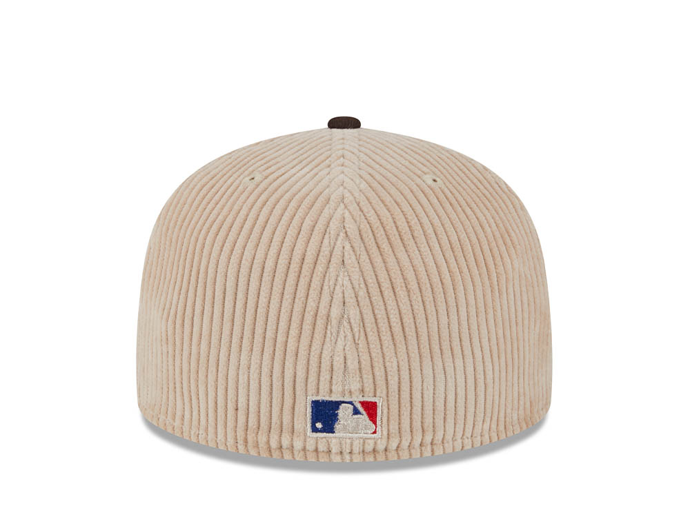 New Era San Diego Padres 25th Anniversary Fall Cord Khaki 59Fifty Fitted Gorra