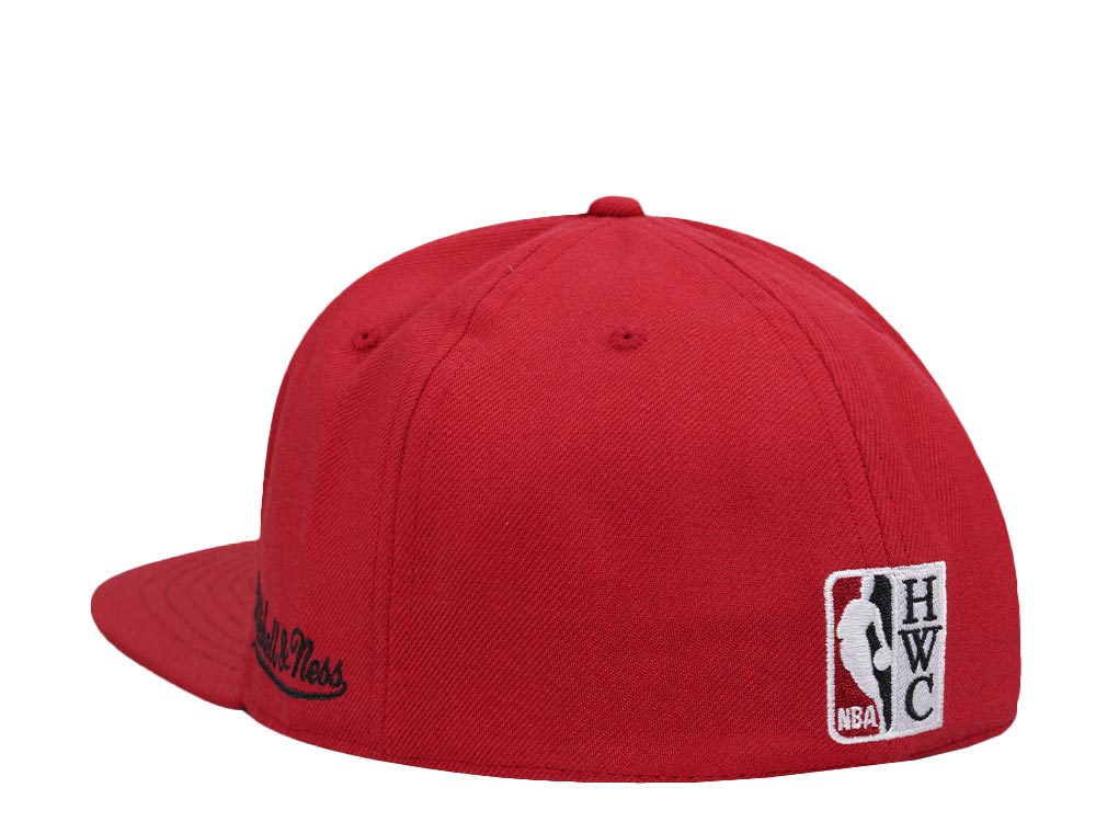 Mitchell & Ness Chicago Bulls Logo History Hardwood Classic Dynasty Fitted Gorra