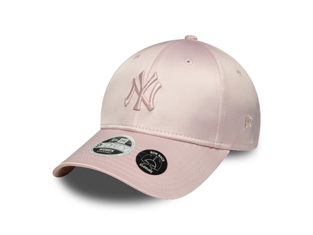 New Era New York Yankees Pink Satin Womens 9Forty Bow Back Gorra