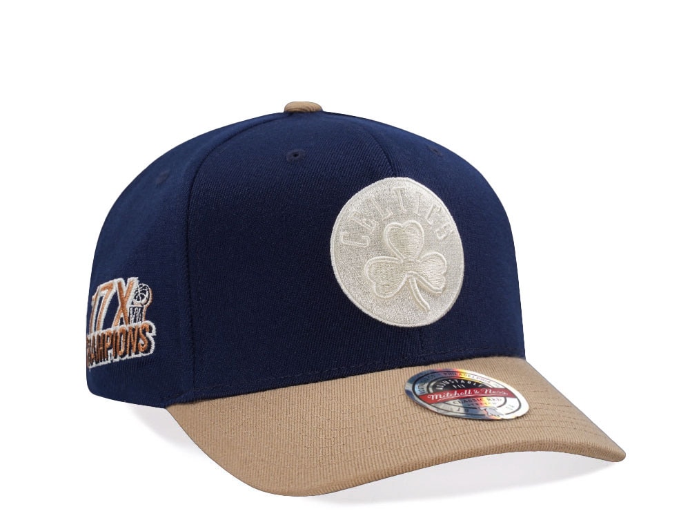 Mitchell & Ness Boston Celtics Sand Storm Classic Red Stretch Snapback Gorra