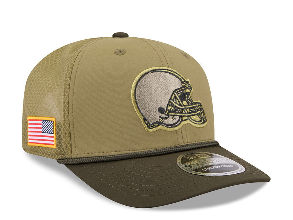 New Era Cleveland Browns Salute To Service 2025 9Seventy Snapback Gorra