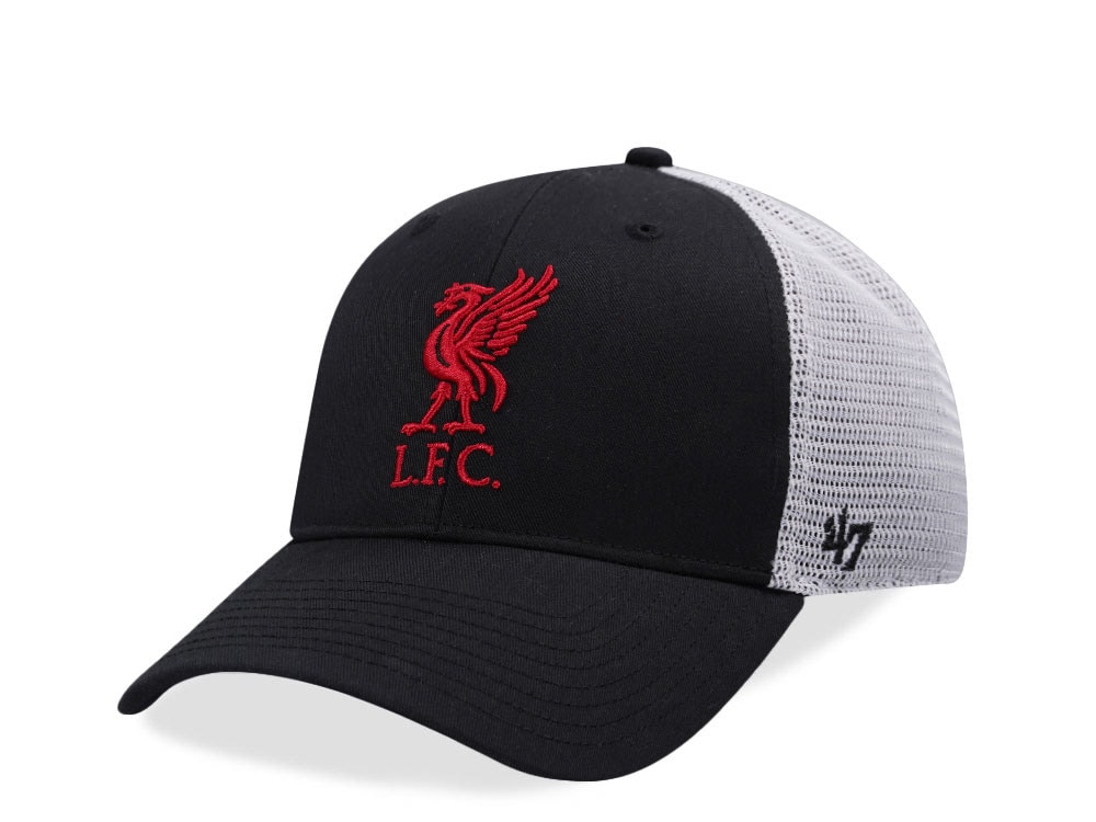 47Brand Liverpool FC Black MVP Trucker Snapback Gorra