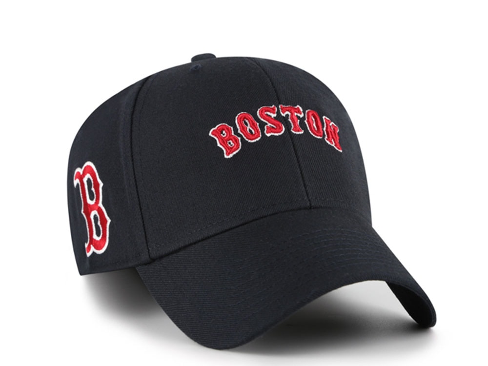 47 Brand Boston Red Sox Ballpark Script Navy Edition MVP Strapback Gorra