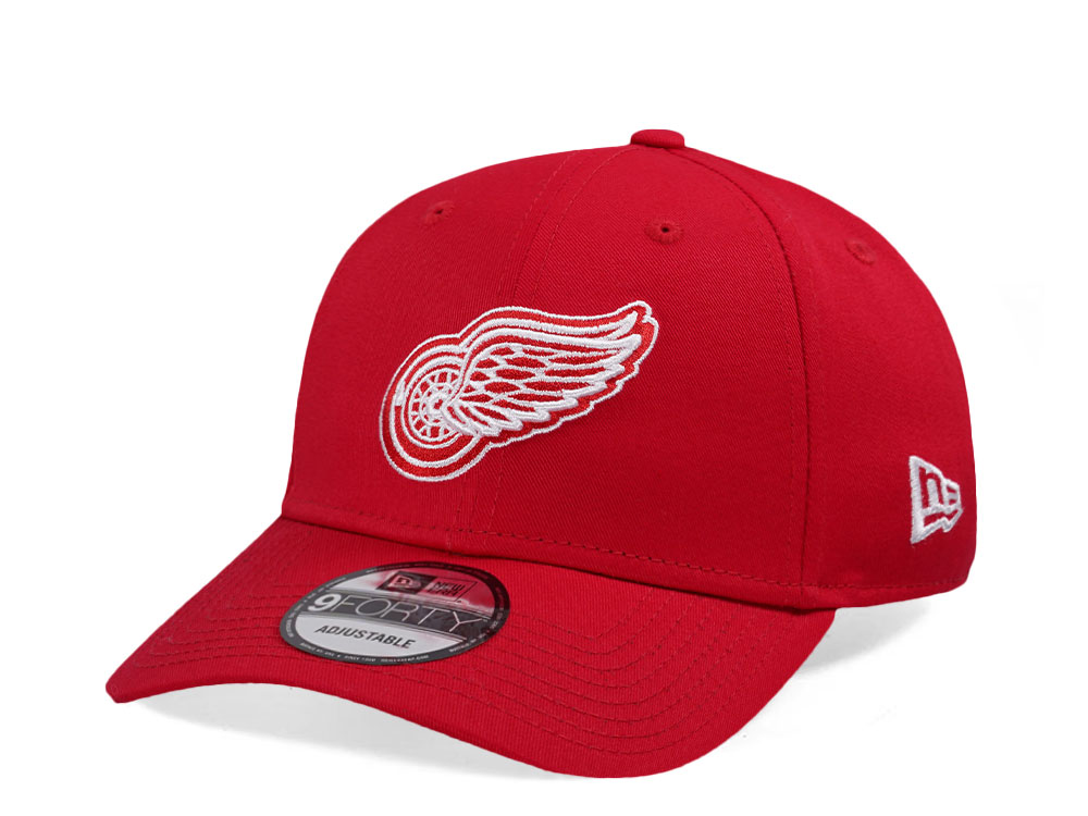 New Era Detroit Red Wings NHL Injection 2024 Scarlet 9Forty Snapback Gorra