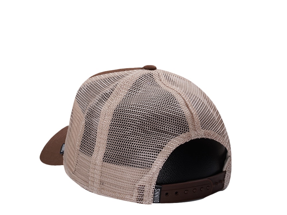 Djinns HFT Guy in a Cup Dark Brown Trucker Snapback Gorra