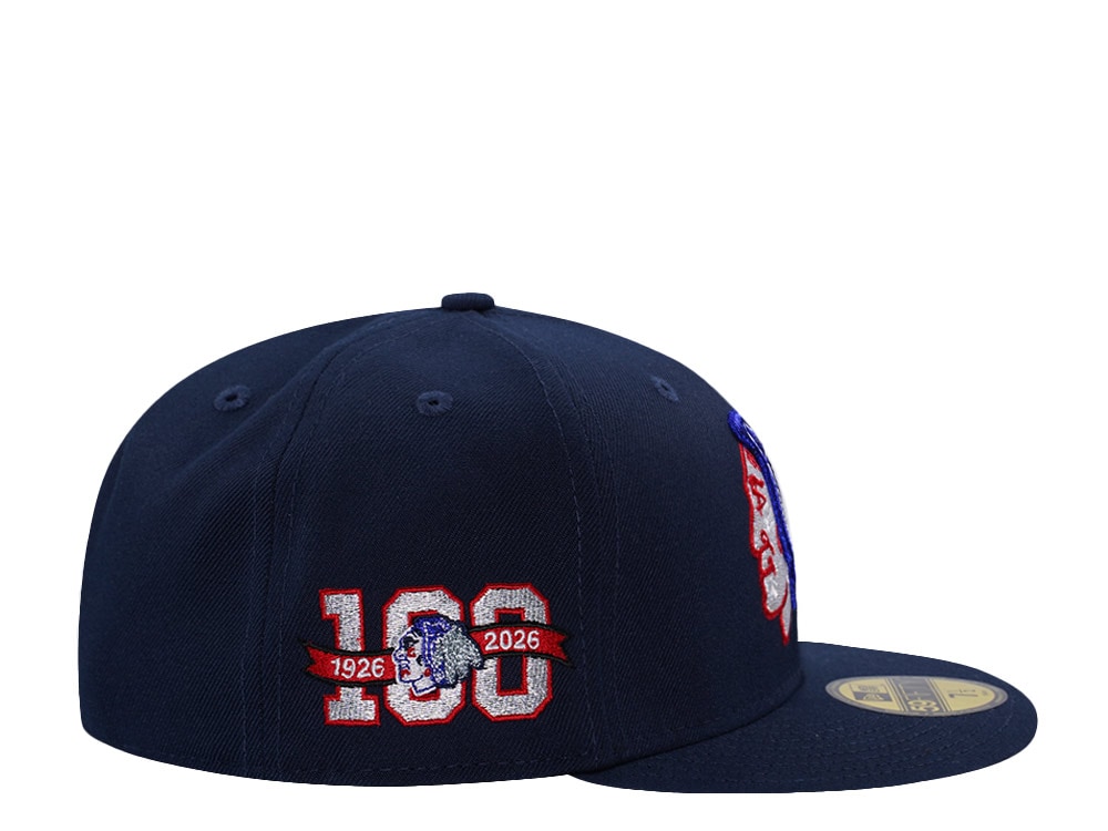 New Era Chicago Blackhawks 100th Anniversary Ocean Blue Prime Edition 59Fifty Fitted Gorra