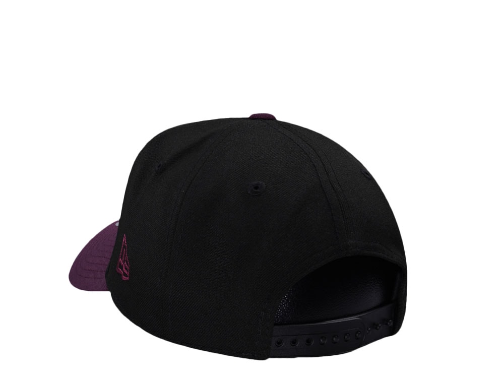 New Era Anaheim Ducks 10th Anniversary Black Plum Two Tone Edition 9Forty A Frame Snapback Gorra