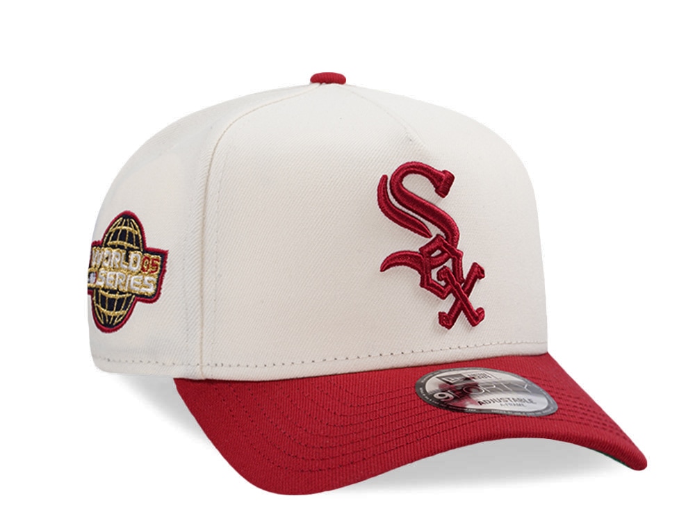 New Era Chicago White Sox World Series 2005 Chrome Two Tone Edition 9Forty A Frame Snapback Gorra