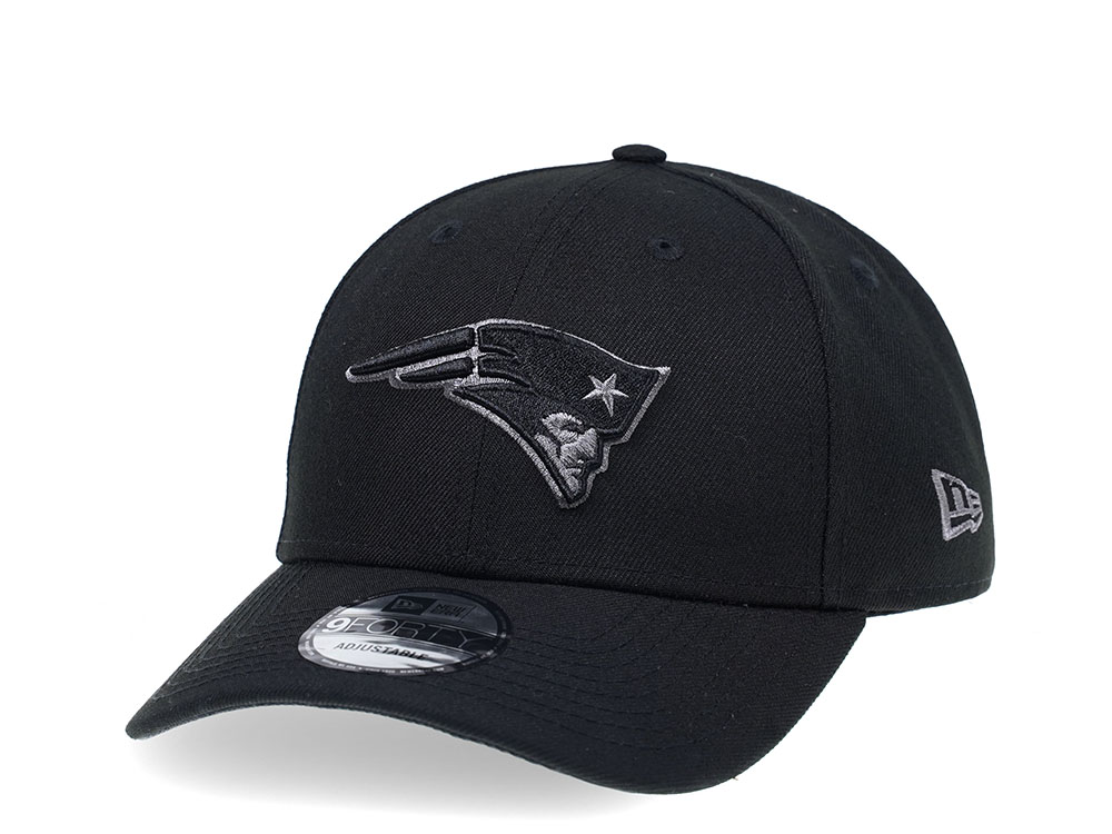 New Era New England Patriots Curved Grey Edition 9Forty Strapback Gorra