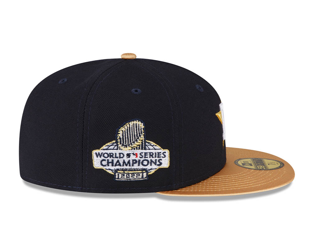 New Era Houston Astros World Series Champions 2022 Navy Gold Edition 59Fifty Fitted Gorra