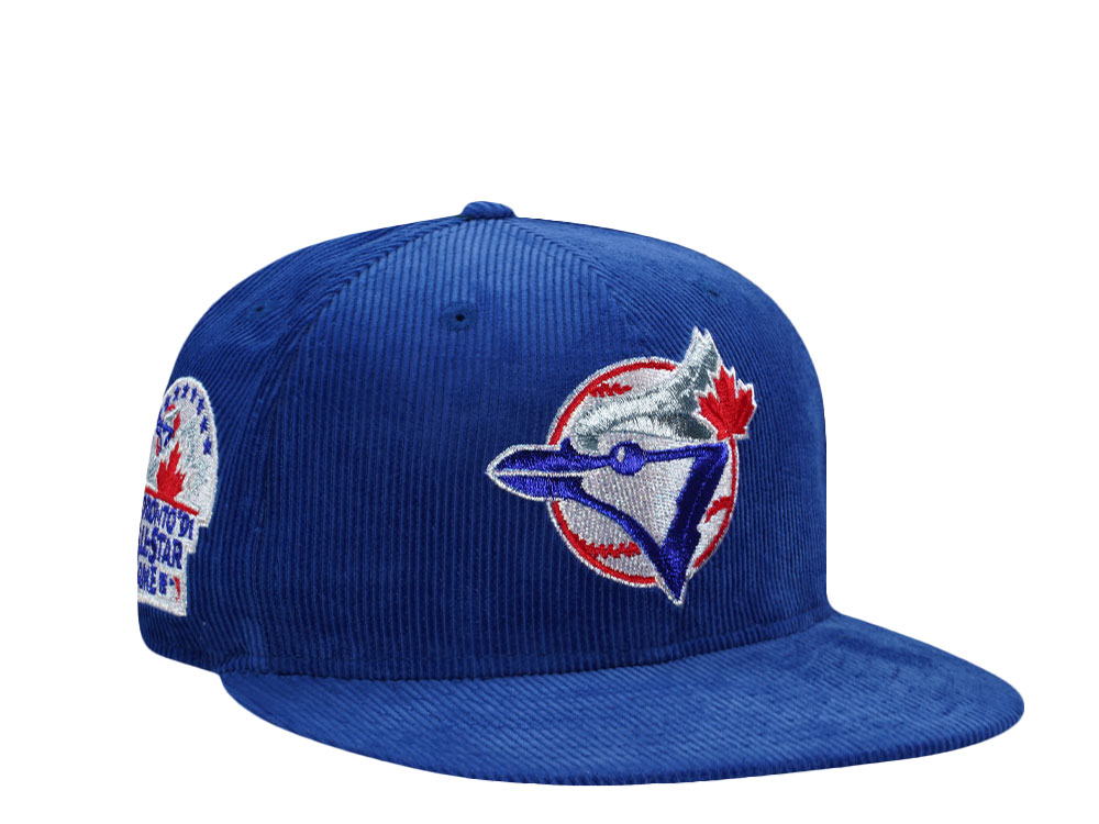 New Era Toronto Blue Jays All Star Game 1991 Blue Corduroy Prime Edition 59Fifty Fitted Gorra
