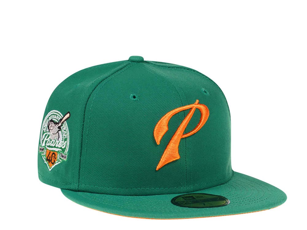 New Era San Diego Padres 40th Anniversary Sneaky Yellow Gold Two Tone Edition 59Fifty Fitted Gorra