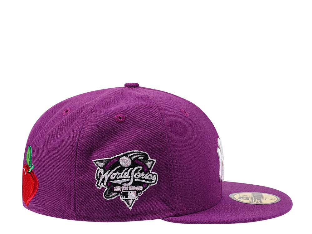 New Era New York Yankees NYC Icons World Series 2000 Grape and Pink Edition 59Fifty Fitted Gorra