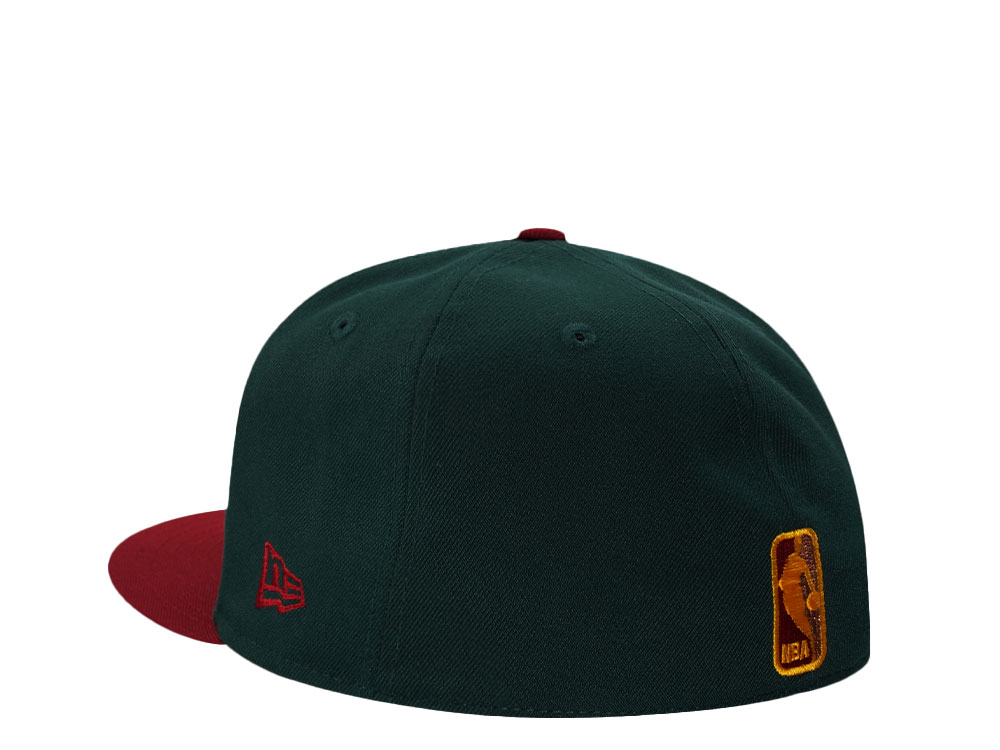 New Era Seattle Supersonics 20th Anniversary Dark Green Two Tone Edition 59Fifty Fitted Gorra
