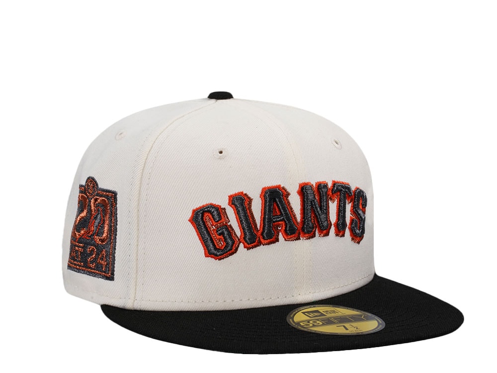 New Era San Francisco Giants 20 AT 24 Chrome Metallic Two Tone Edition 59Fifty Fitted Gorra