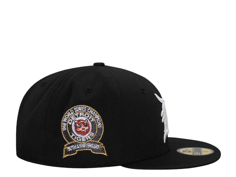 New Era Detroit Tigers 50th Anniversary Black Classic Edition 59Fifty Fitted Gorra