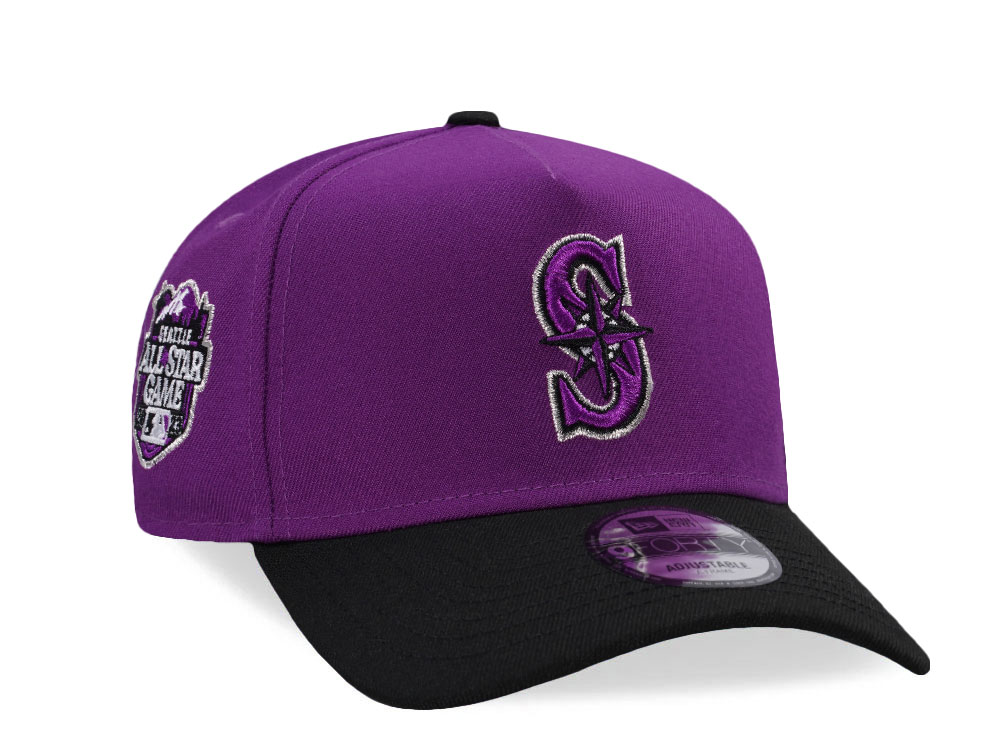 New Era Seattle Mariners All Star Game 2023 Grape Two Tone Edition 9Forty A Frame Snapback Gorra