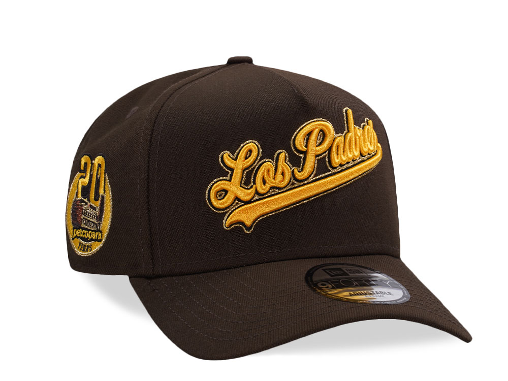 New Era San Diego Padres 20th Anniversary Wallnut Prime Edition 9Forty A Frame Snapback Gorra