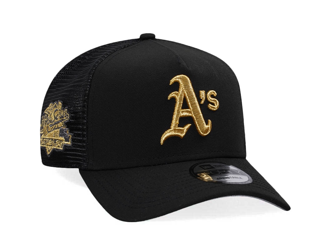 New Era Oakland Athletics World Series 1989 Black And Gold Trucker A Frame 9Forty Gorra
