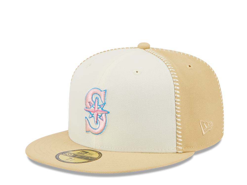 New Era Seattle Mariners Stitch 30th Anniversary Gold Edition 59Fifty Fitted Gorra