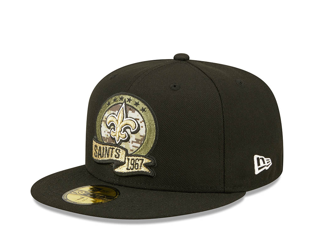 New Era New Orleans Saints Salute to Service 2022 Fitted 59Fifty Gorra