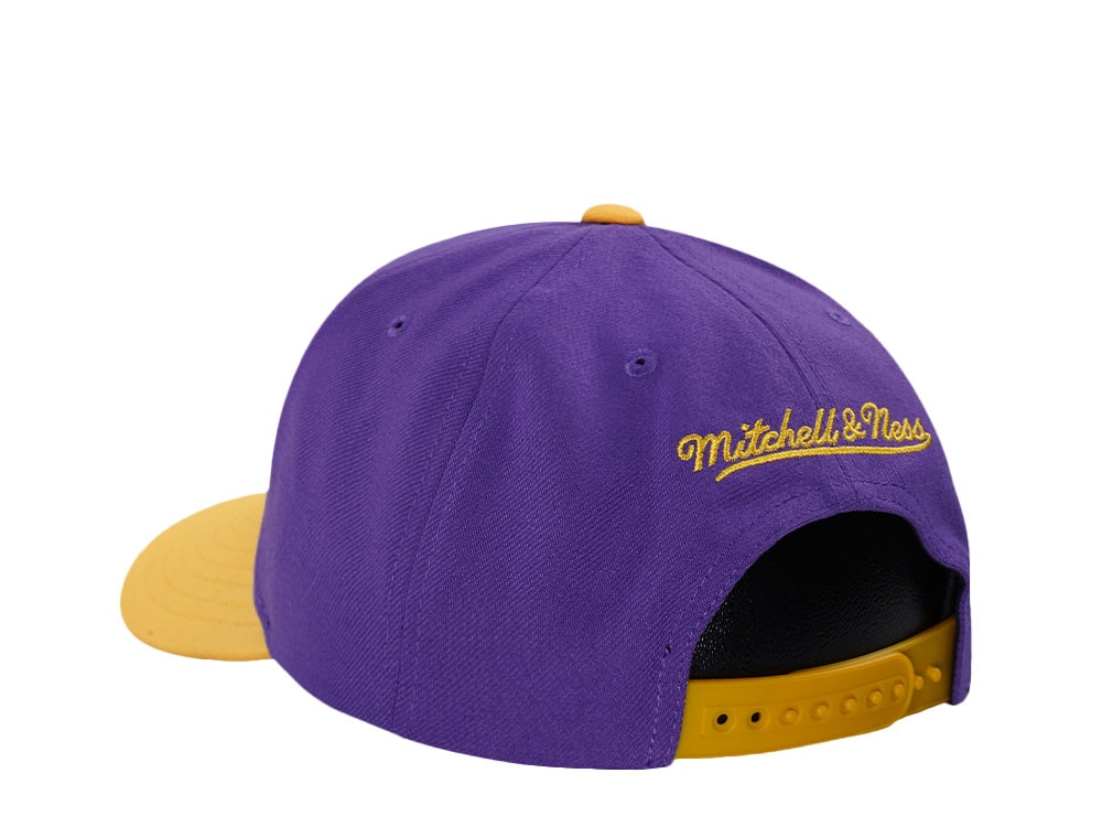 Mitchell & Ness LSU Tigers Pro Crown Fit Purple Snapback Gorra