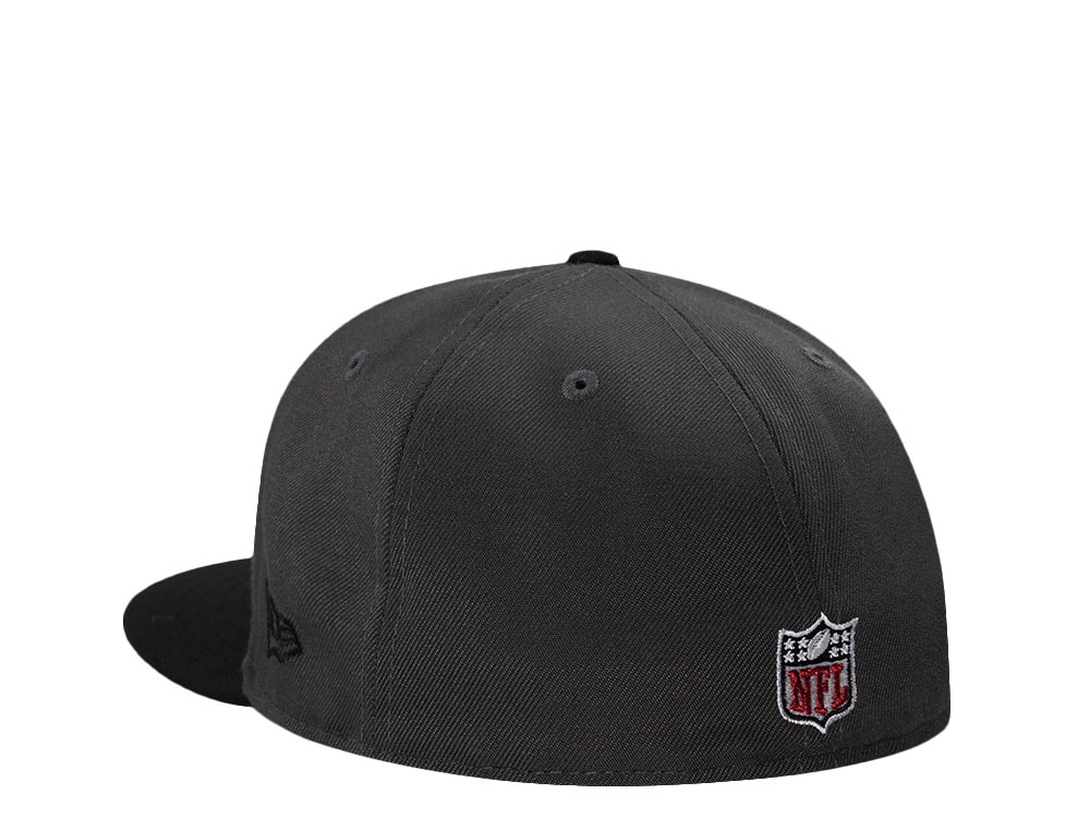 New Era Tampa Bay Buccaneers 40 Seasons Metallic Graphite Two Tone Edition 59Fifty Fitted Gorra