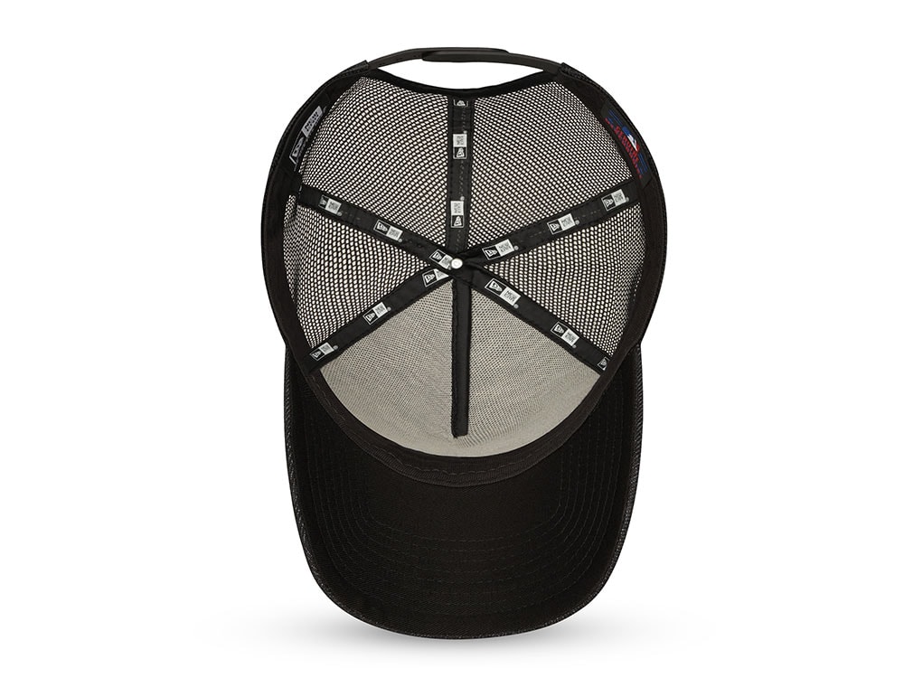 New Era Los Angeles Lakers  Black Graphite Trucker Snapback Gorra