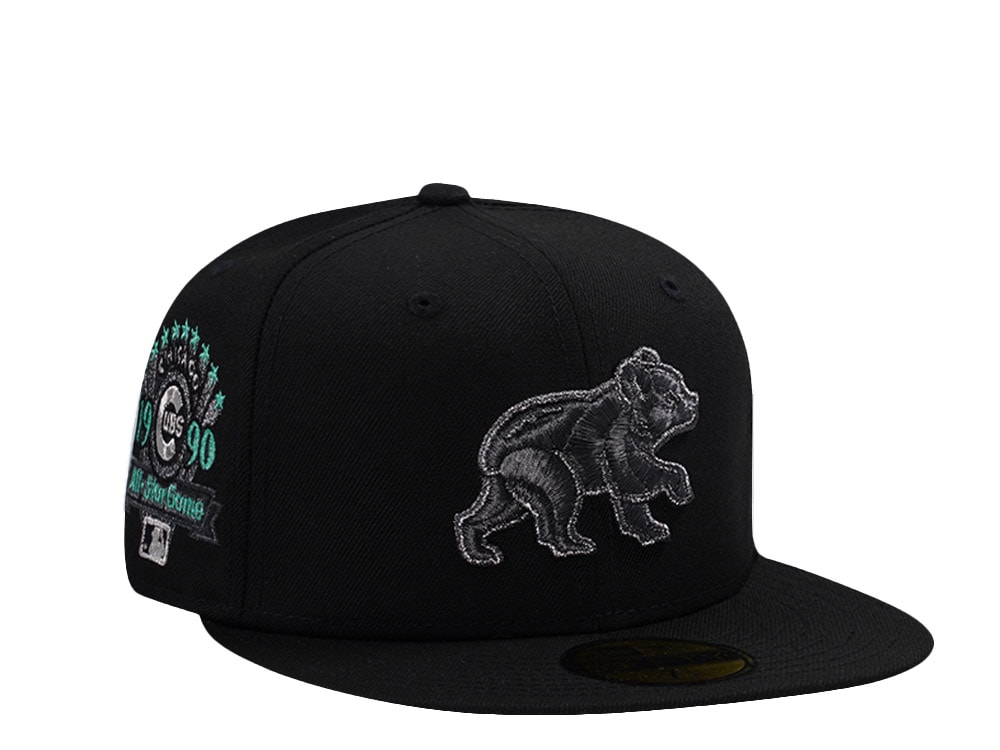 New Era Chicago Cubs All Star Game 1990 Black Prime Edition 59Fifty Fitted Gorra