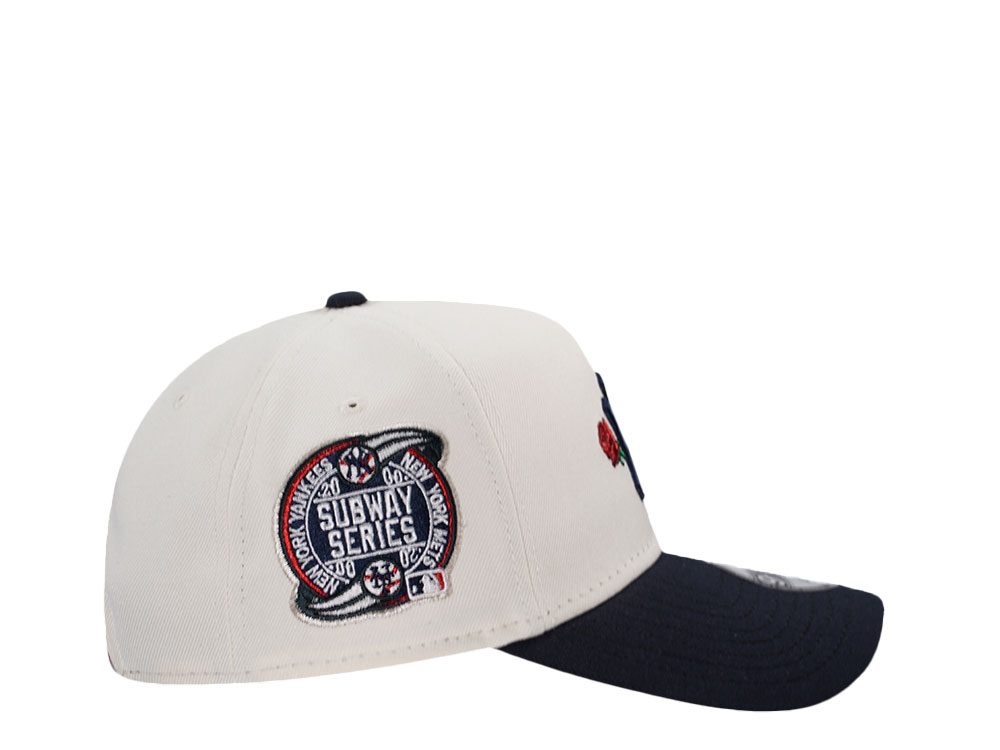 New Era New York Yankees Subway Series 2000 Chrome Two Tone Edition 9Forty A Frame Snapback Gorra