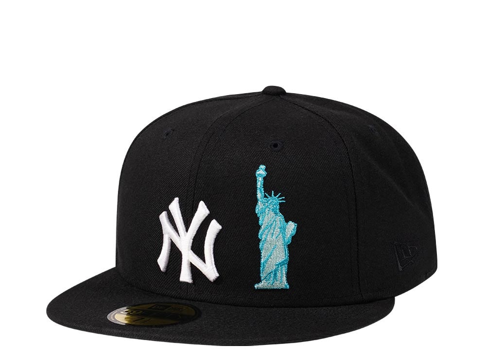 New Era New York Yankees NYC Icons Black and Pink Edition 59Fifty Fitted Gorra
