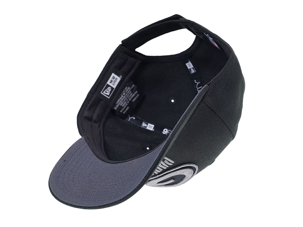 New Era Green Bay Packers Curved Grey Edition 9Forty Strapback Gorra