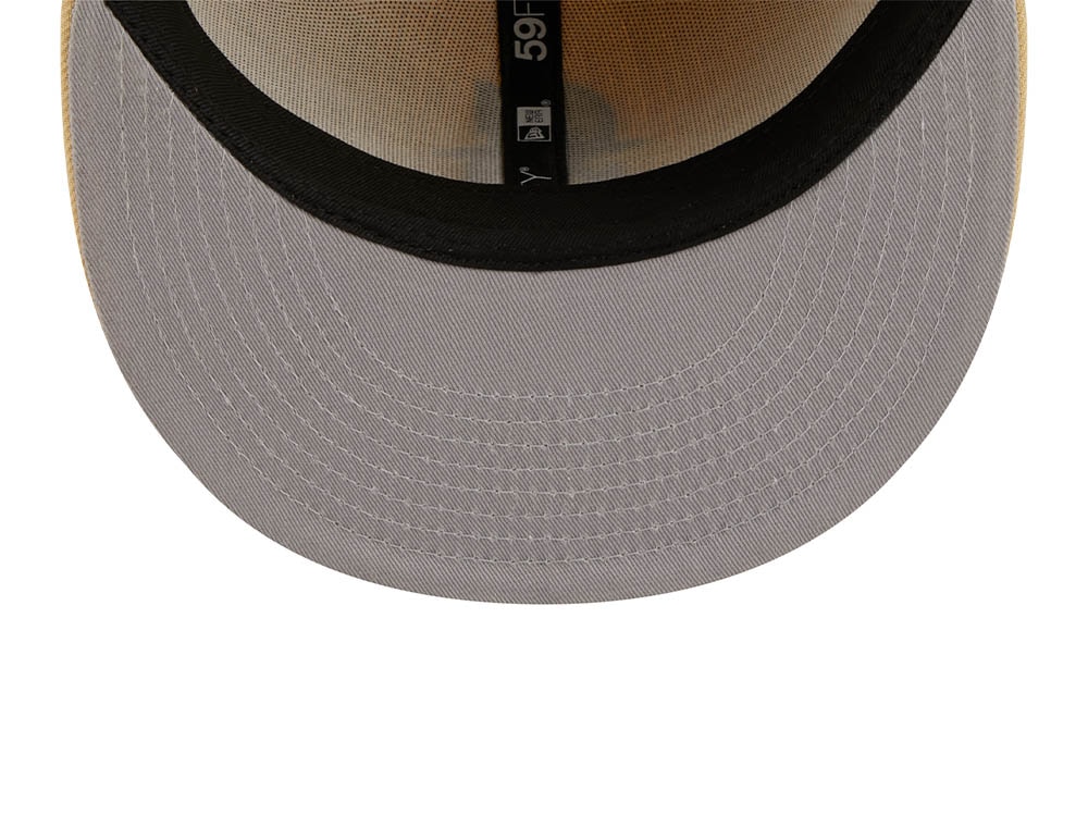 New Era Seattle Mariners 40th Anniversary Raffia Front Vegas Gold Edition 59Fifty Fitted Gorra