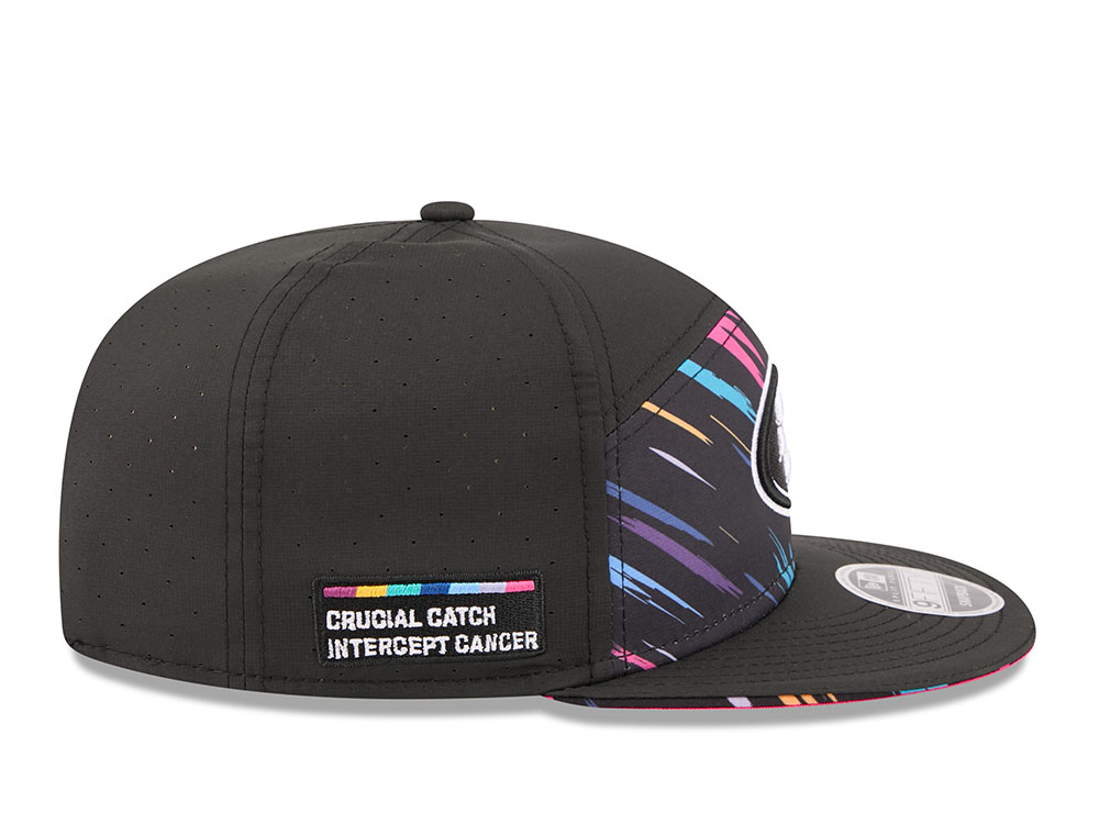 New Era San Francisco 49ers Crucial Catch 2026 Black Edition 9Fifty Split Panel Snapback Gorra