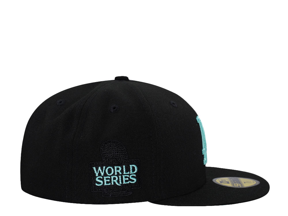 New Era Los Angeles Dodgers World Series 2024 Mint Detail Edition 59Fifty Fitted Gorra
