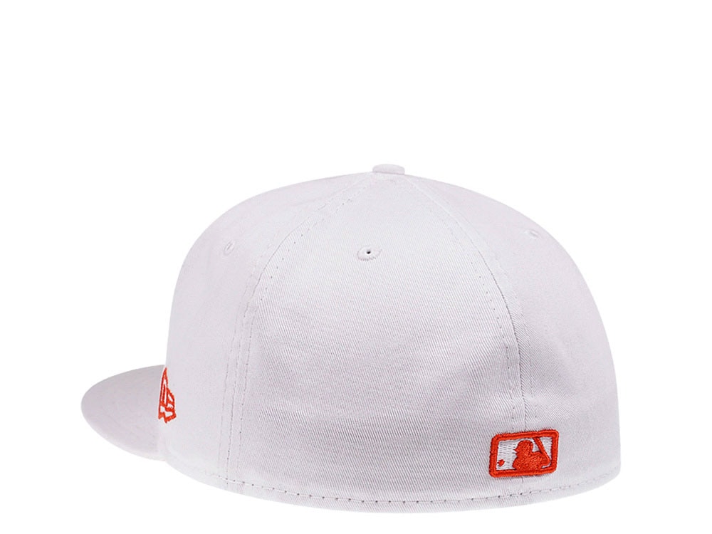 New Era Miami Marlins White Orange Pop Edition 59Fifty Fitted Gorra