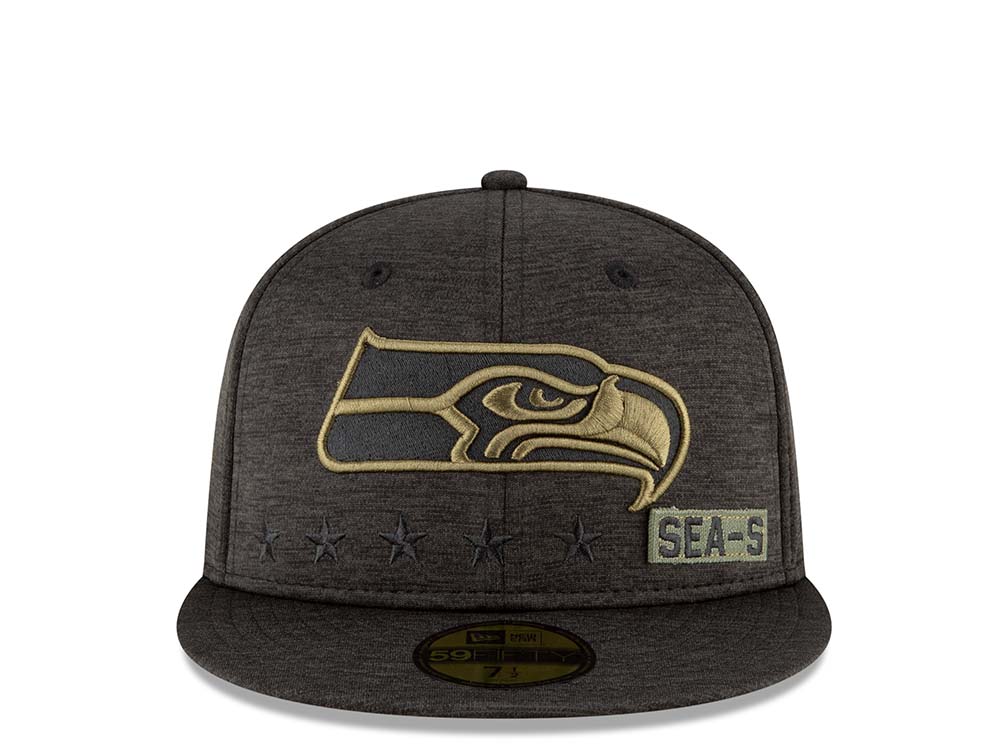 New Era Seattle Seahawks Salute to Service 2020 Fitted 59Fifty Gorra