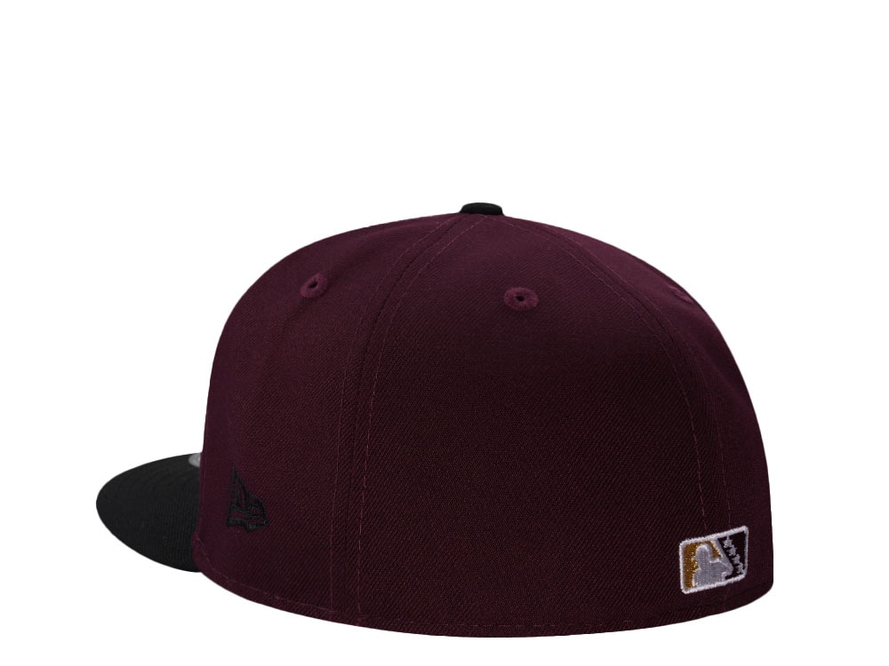 New Era Birmingham Barons Southern League Baseball Maroon Two Tone Edition 59Fifty Fitted Gorra