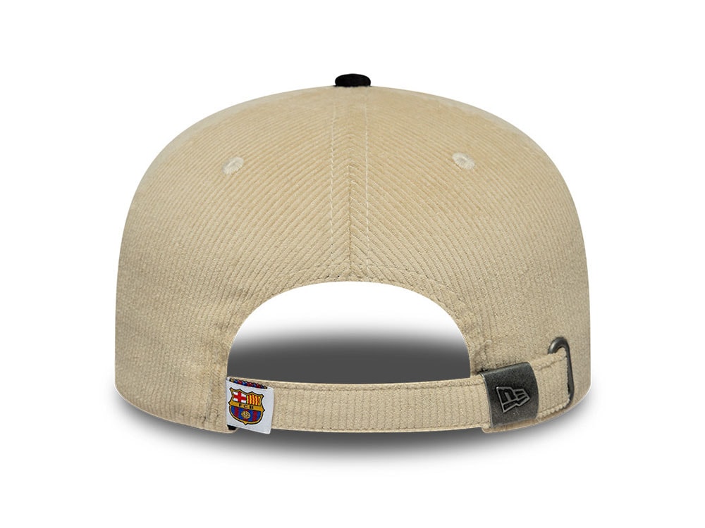 New Era Fc Barcelona Corduroy Beige Edition 19Twenty Snapback Gorra